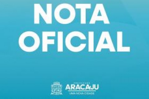 Nota Oficial: Transporte Coletivo de Aracaju