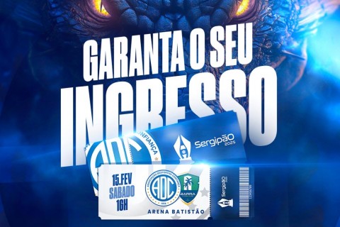 Confiança inicia venda de ingressos para partida contra o Barra