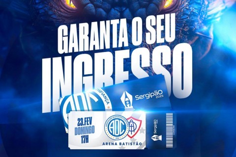 Confiança inicia venda de ingressos para jogo contra o Itabaiana