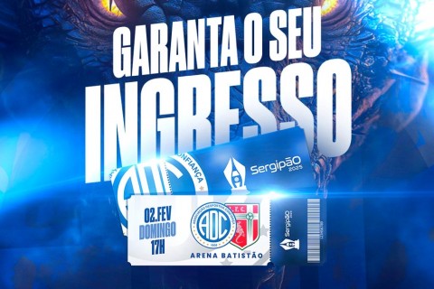 Confiança inicia venda de ingressos para partida contra o Lagarto