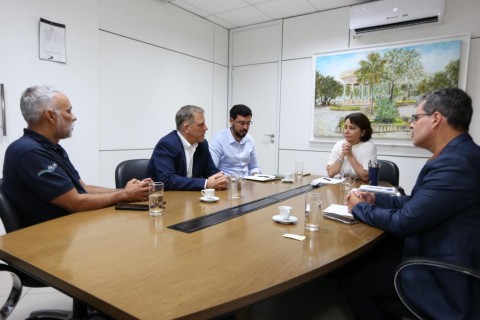 Prefeita Emília Corrêa recebe visita institucional da Iguá Saneamento Agência Aracaju de Notícias