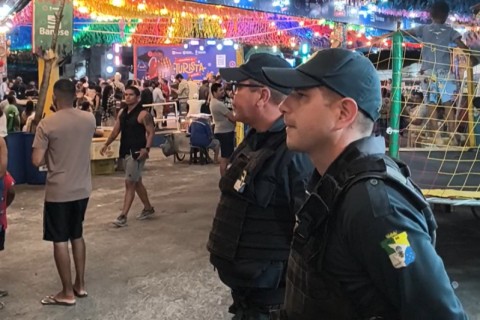 Polícia Militar reforça segurança na abertura dos festejos juninos da Rua de São João