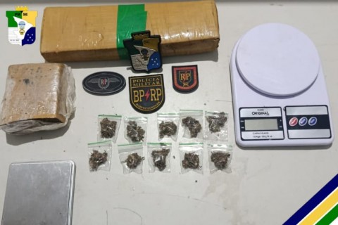 PM prende homem por tráfico de drogas no Conjunto Fernando Collor