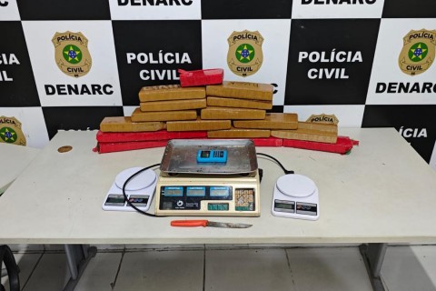 Polícia Civil apreende 17kg de maconha e prende suspeito de tráfico de drogas na Zona Norte de Aracaju