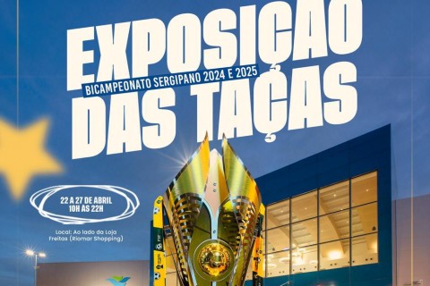 Confiança promove exposição dos troféus do bicampeonato estadual