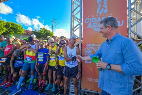 Senador Rogério prestigia 40ª edição da Corrida Cidade de Aracaju e dá a largada oficial da prova