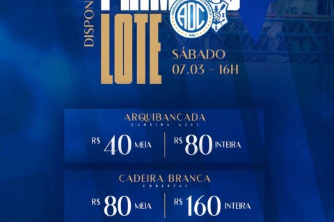 Dragão inicia vendas de ingressos para o clássico