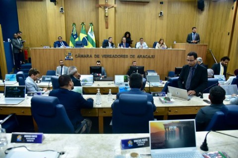 Câmara Municipal de Aracaju aprecia 5 Projetos de Lei em redação final na 2º Sessão Ordinária de 2025